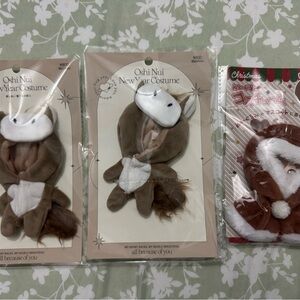 3COINS Plush Clothes Lot - Horse and Reindeer